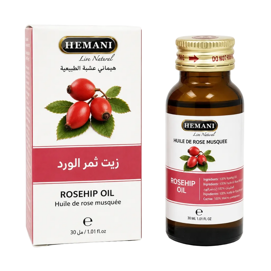 Huile de Rose Musquée 30mL 100% Naturelle Hemani