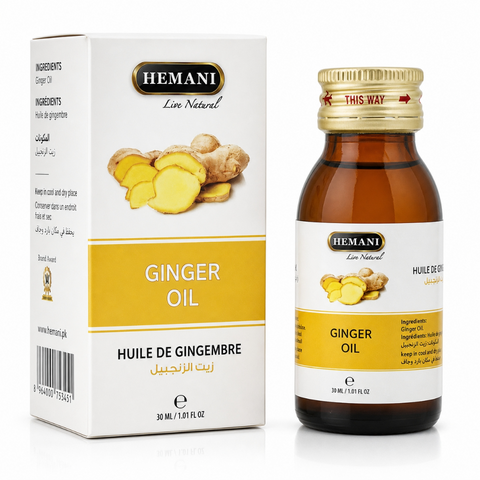Huile de Gingembre 30mL 100% Naturelle Hemani