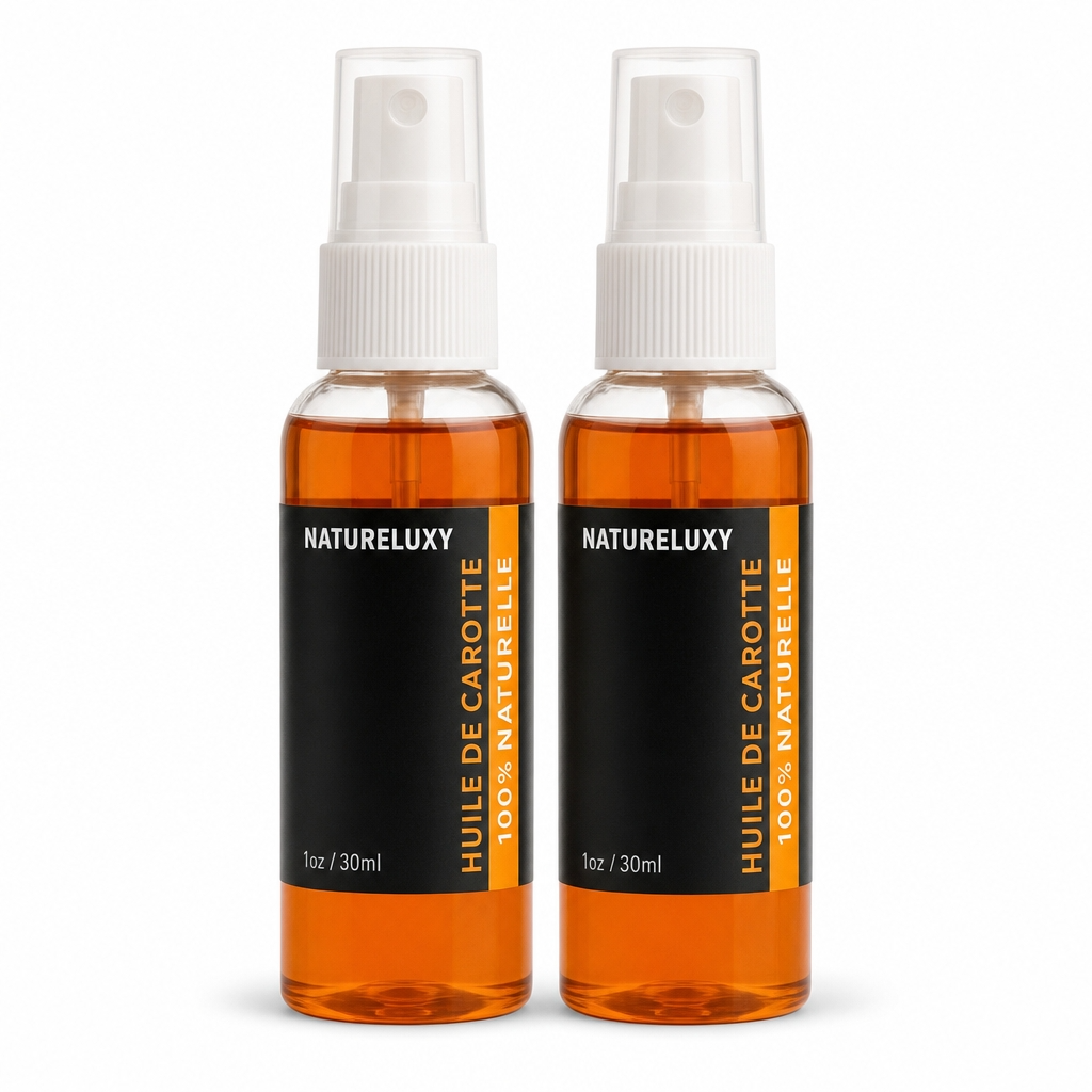 2 Flacons Huile de Carotte  30mL spray 100% naturelle