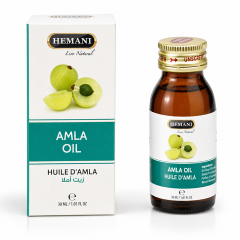 Huile d’Amla Hemani 30 mL – 100% Naturelle – Soin Capillaire