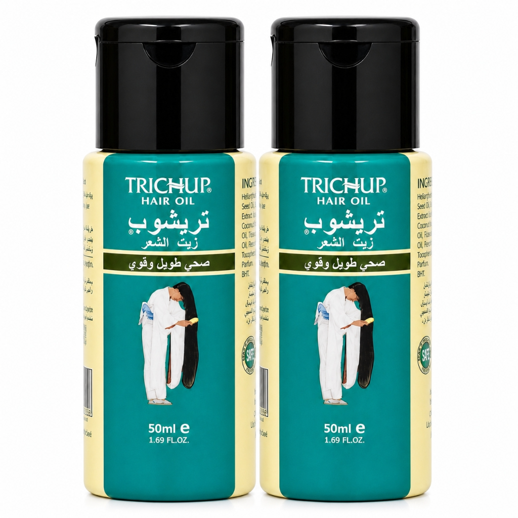 2 Huile Favorise la Pousse des Cheveux Soin Indien Trichup 50mL