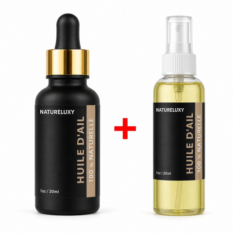 Huile d'Ail 30mL pipette + Huile d'Ail 30mL Spray 100% naturelle