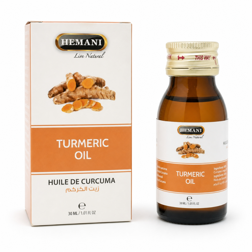 Huile de Curcuma 30mL Hemani 100% naturelle
