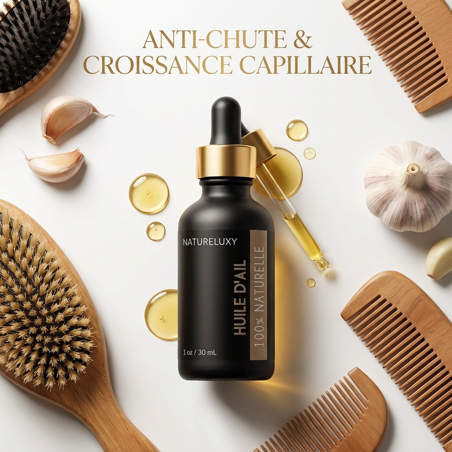 Huile d'Ail 30 mL Pipette - 100% Naturelle
