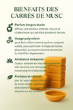3 Carré de Musc ambré Parfum solide