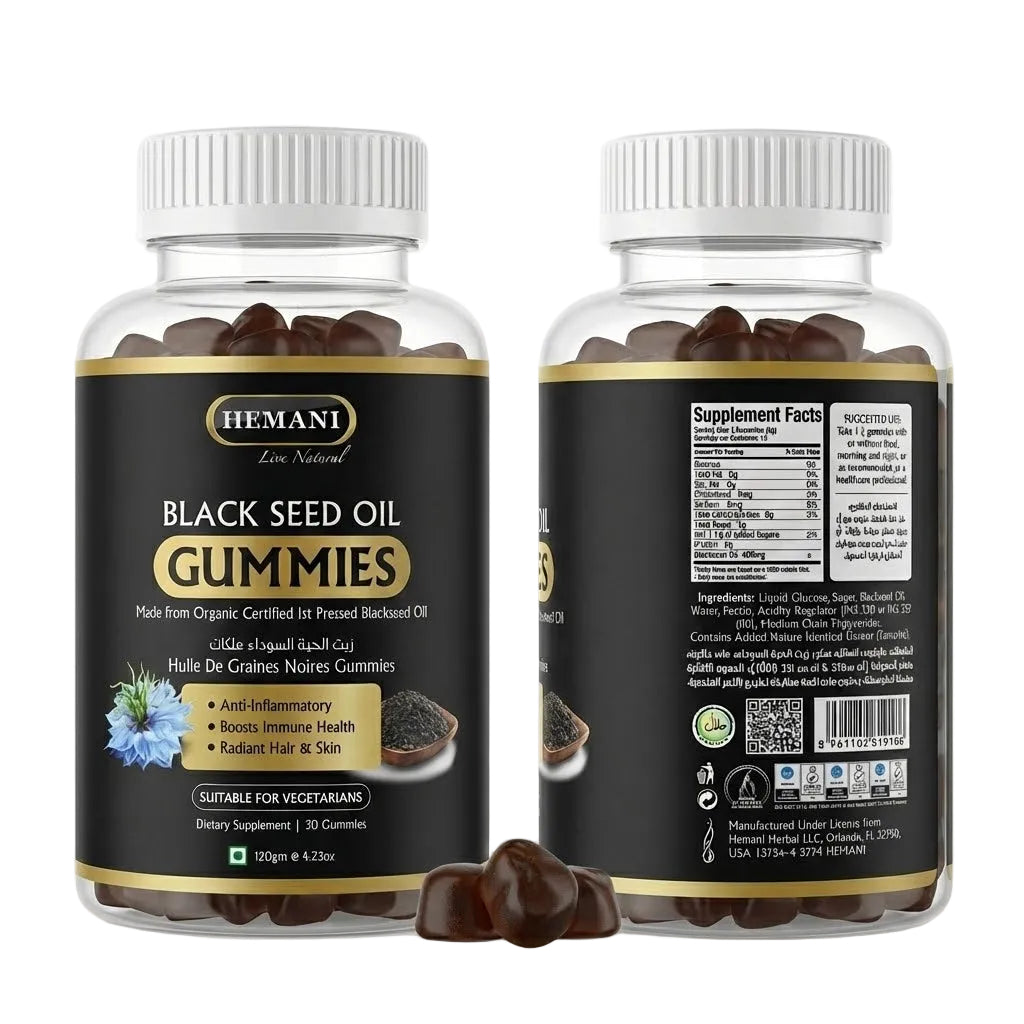 Gummies Huile de Nigelle (Black Seed Oil) - Hemani - 30 Gommes