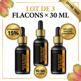 Lot de 3 Huiles de Figue de Barbarie 30 ml Pipette — 100% naturelle, Huile végétale visage anti-âge (3×30 ml)