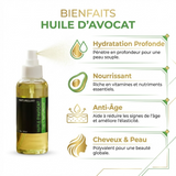 Huile d’Avocat 30 mL Spray 100% Naturelle – Soin Nourrissant Peau & Zones Sèches