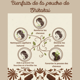 Poudre de Shikakai - Secret de Beauté Ayurvédique - Elina