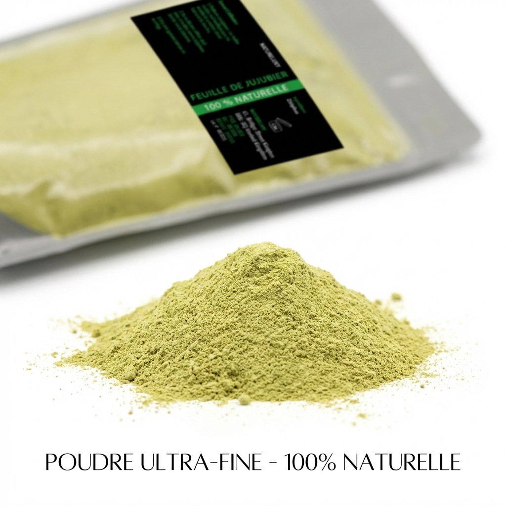 Lot 2x80g Poudre de Sidr Naturelle (Feuille Jujubier Ziziphus) | NatureLuxy