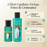 Pack Huile pour la Pousse des Cheveux 200mL + Huile Anti-chute 100mL Trichup