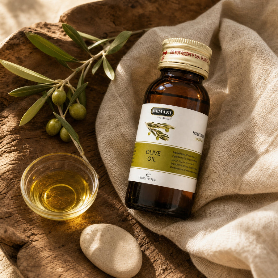 Hemani Huile d'Olive Cosmétique 30 mL — Lifestyle ambiance naturelle