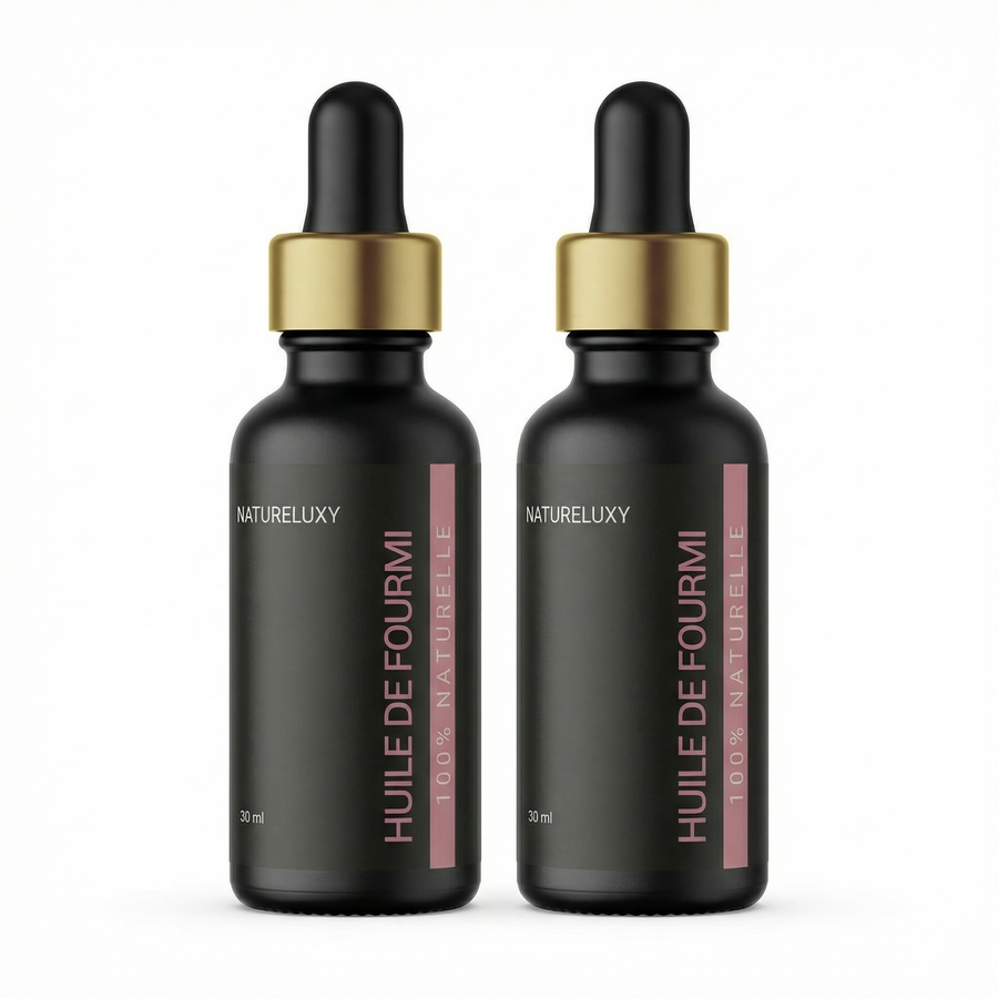 2 Huiles de Fourmi contre la pousse du poil - 30ml -5%