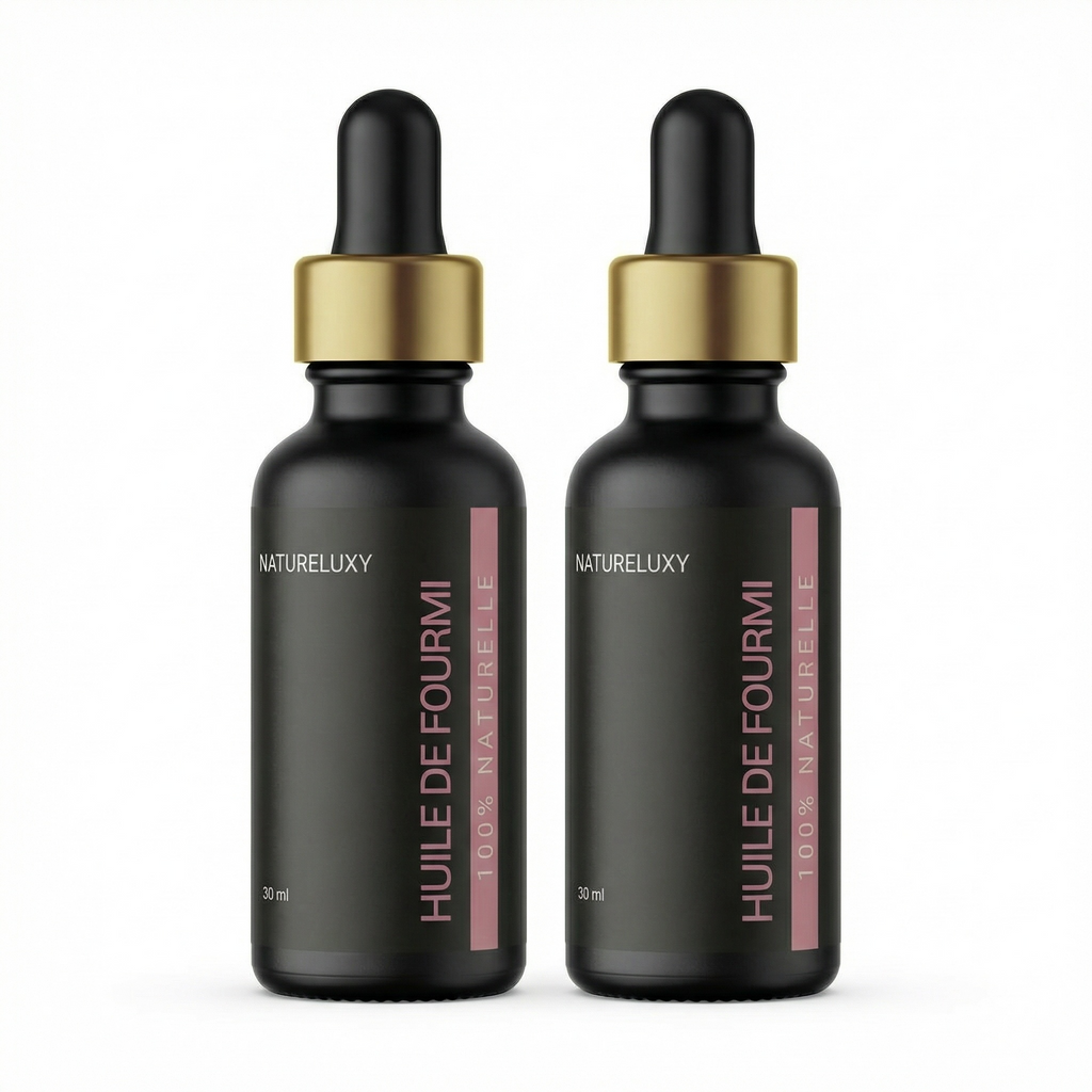 2 Huiles de Fourmi contre la pousse du poil - 30ml -5%