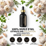 Huile d'ail 30mL pipette 100% naturelle
