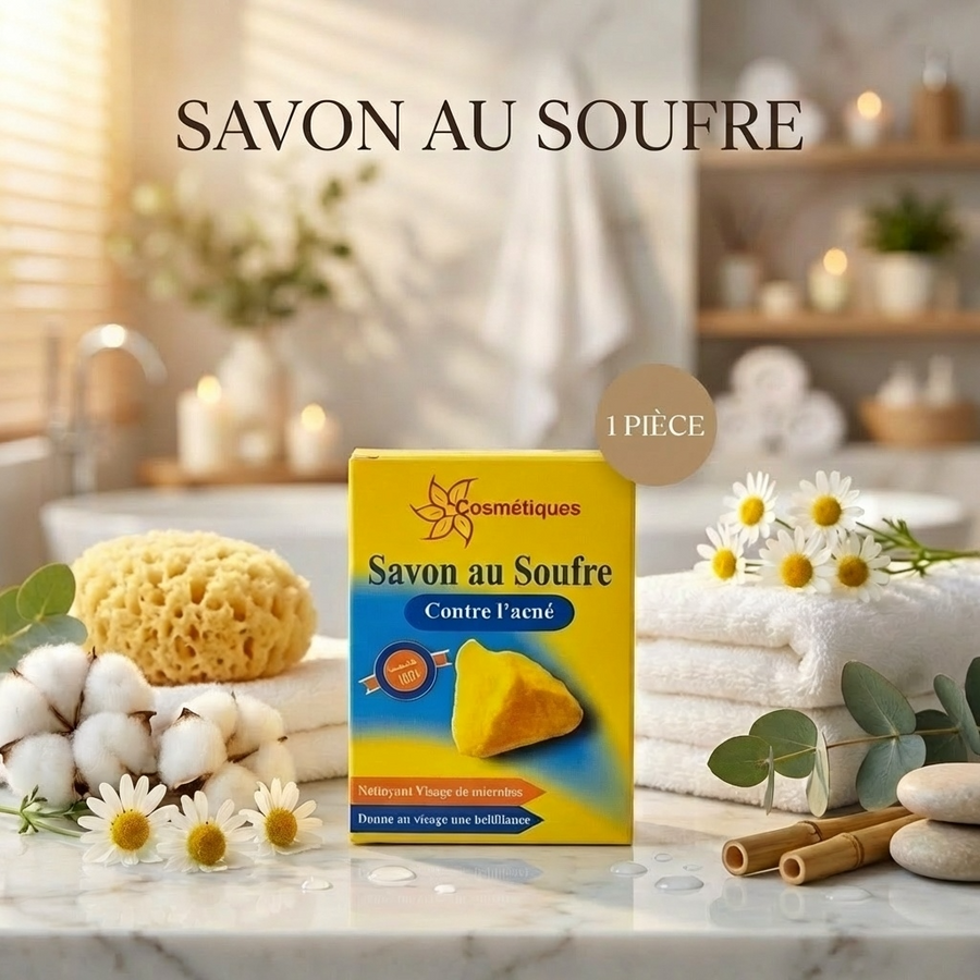 Savon au Soufre Fabio 80 g - Sans parfum