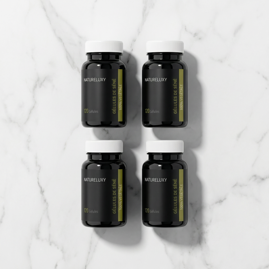 Lot 4×120 Gélules de Séné (Senna) – 480 gélules 300 mg par gélule