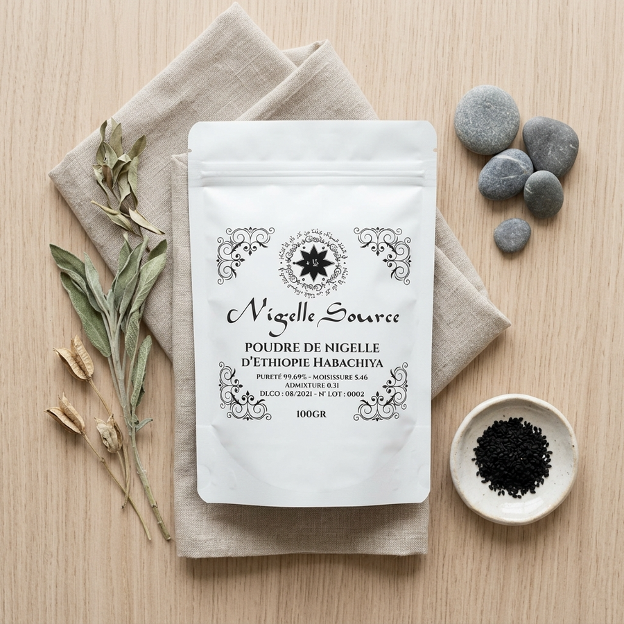 Graine de Nigelle d’Éthiopie en Poudre Pure Grade A - 100 g