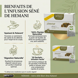 Lot 5× Tisane Séné Hemani – 5 boîtes de 20 sachets (100 tisanes) – Infusion au séné – Format économique