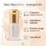Musc Tahara Pêche 3 mL - Musc Blanc Parfumé
