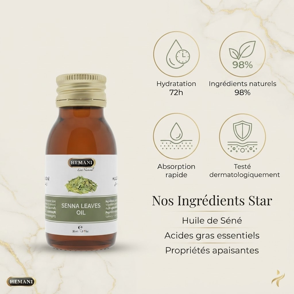 Huile de Séné 30mL Hemani