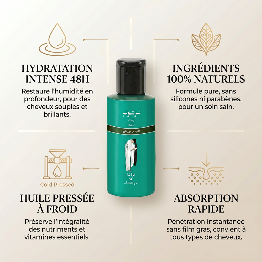 Lot de 2 Huiles Capillaires pour la Pousse des Cheveux Trichup - 2 x 100 mL