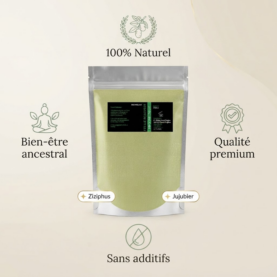 Sidr en Poudre NATURELUXY — 1 kg — 100% Naturel — Origine Maroc
