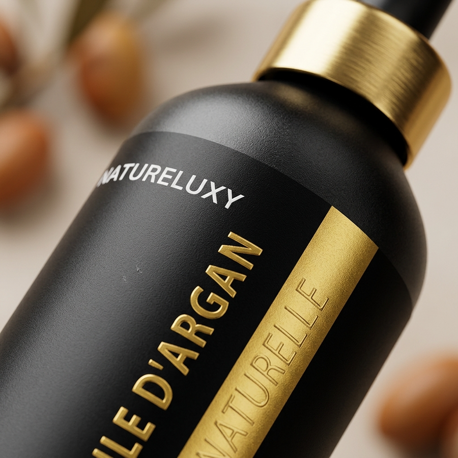 Huile d'Argan 100 ml – Origine Maroc – Pipette – Visage, Corps, Cheveux & Ongles