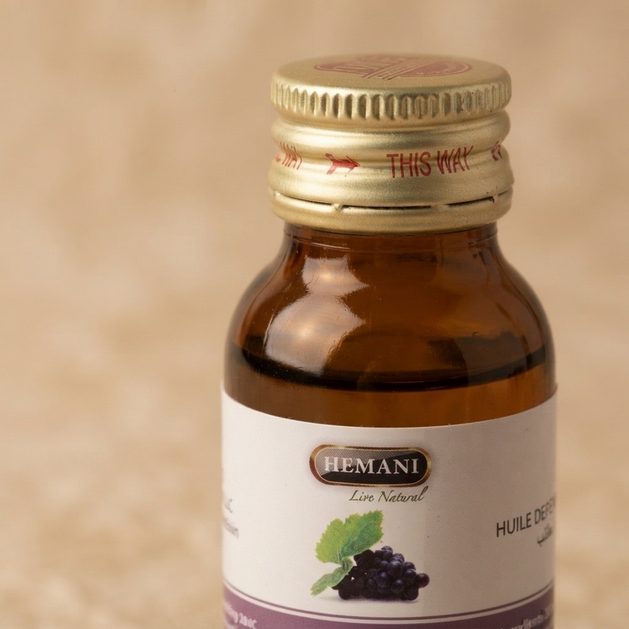 Huile de Pépin de Raisin 30mL 100% Naturelle Hemani
