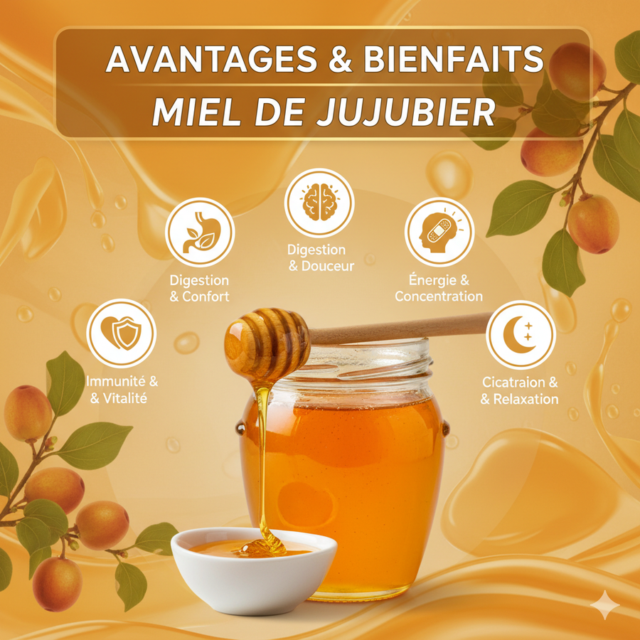 Miel de Sidr (Jujubier) Pur Hemani — 610 g