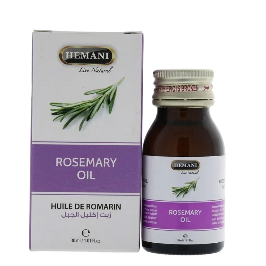 Huile de romarin 30mL 100% Naturel Hemani