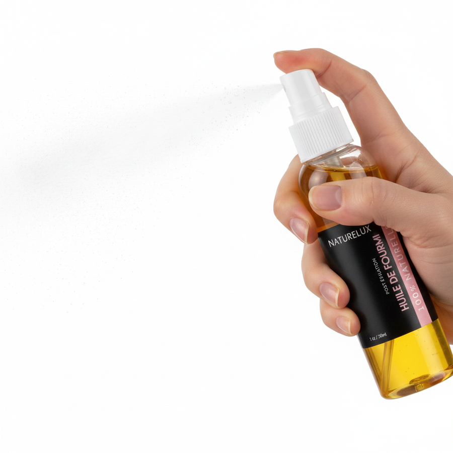 Huile de Fourmi Natureluxy Spray 30 mL – Soin Post‑Épilation