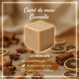 2 Carré de Musc Cannelle – Parfum Oriental Épicé & Chaleureux | Natureluxy