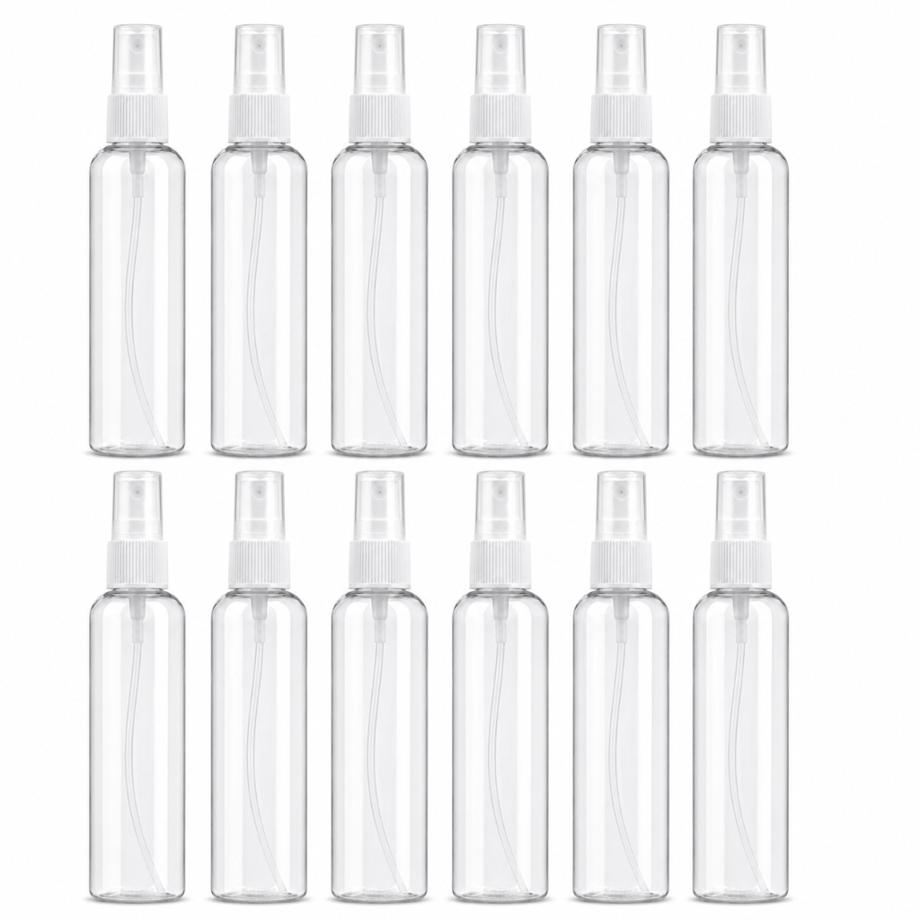 Lot de 12 Flacon Vaporisateur 60ml Vide Sac Atomiseur de Poche Spray Plastique