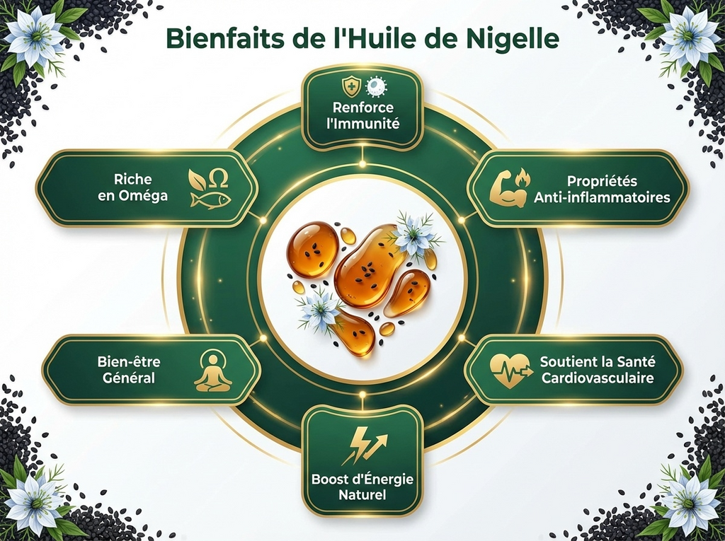 Huile de Nigelle d'Ethiopie Haute Qualité - 1L