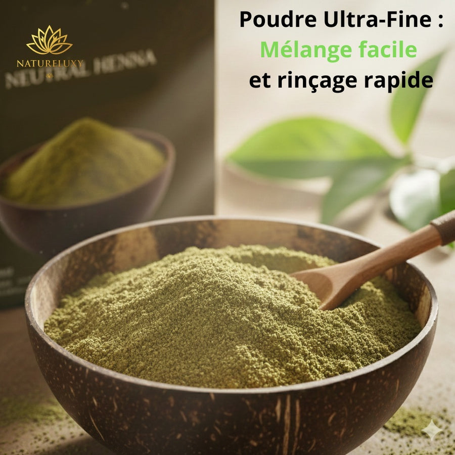 Henné neutre 100 % naturel – soin capillaire en poudre