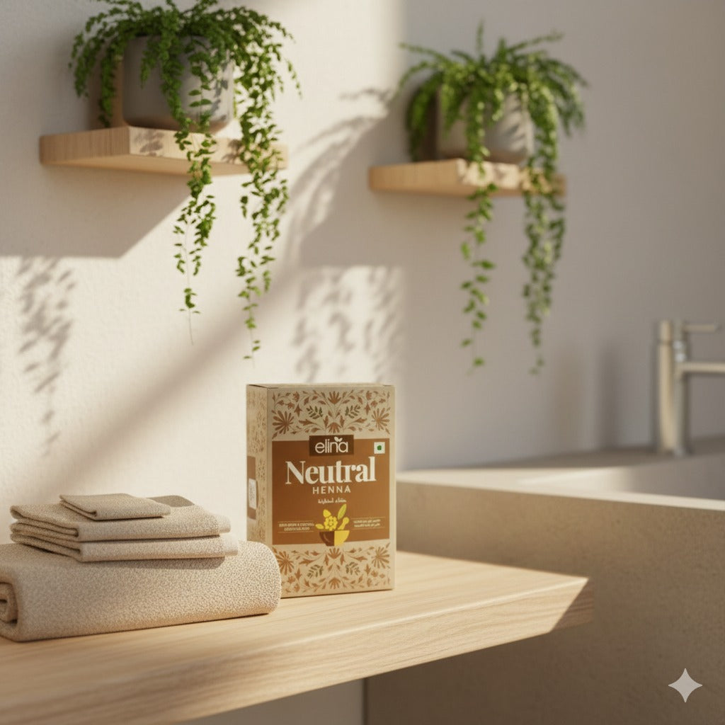 Henné Neutre Elina - Soin Capillaire Naturel & Brillance