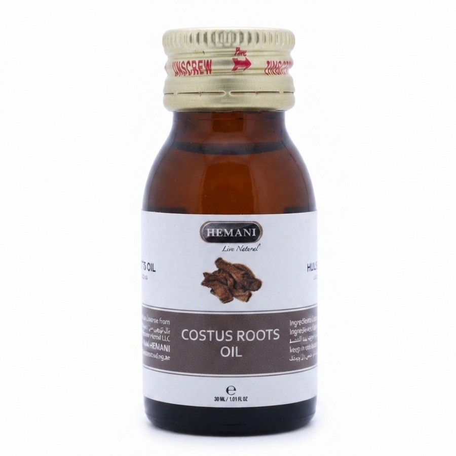 Huile de Costus Indien 30 mL Lot de 2 — Hemani 100% naturelle