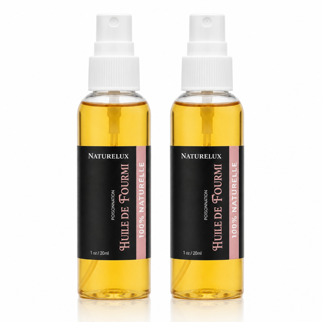 2 Huile de Fourmi contre la pousse des poils 30mL Natureluxy -5%
