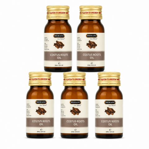 5 Huile de Costus Indien 30mL Hemani 100% naturelle -20%