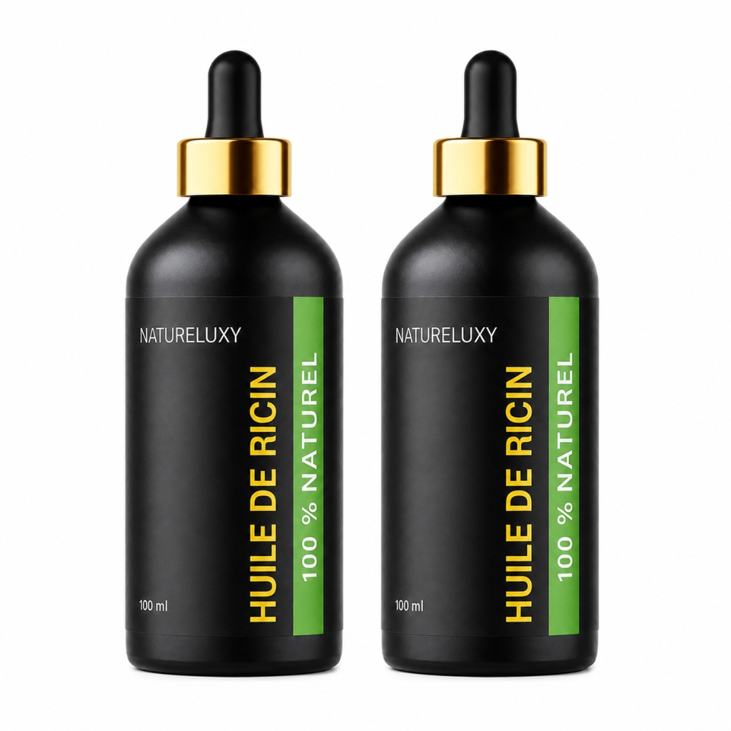 2 Huiles de Ricin 100ml à pipette Réduction -5%