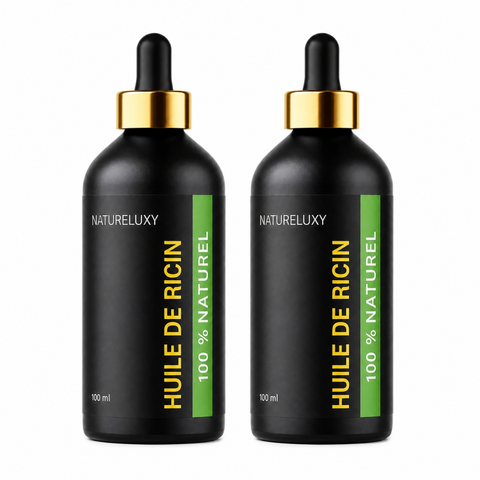 2 Huiles de Ricin 100ml à pipette Réduction -5%