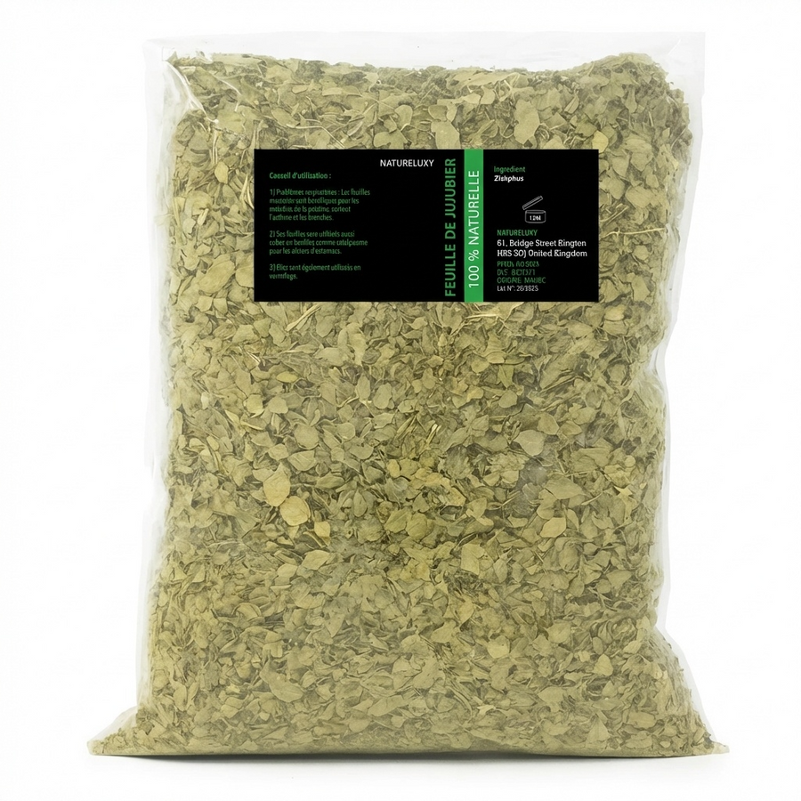 1kg Feuilles de Sidr  Naturelles - Feuilles de Jujubier - Natureluxy