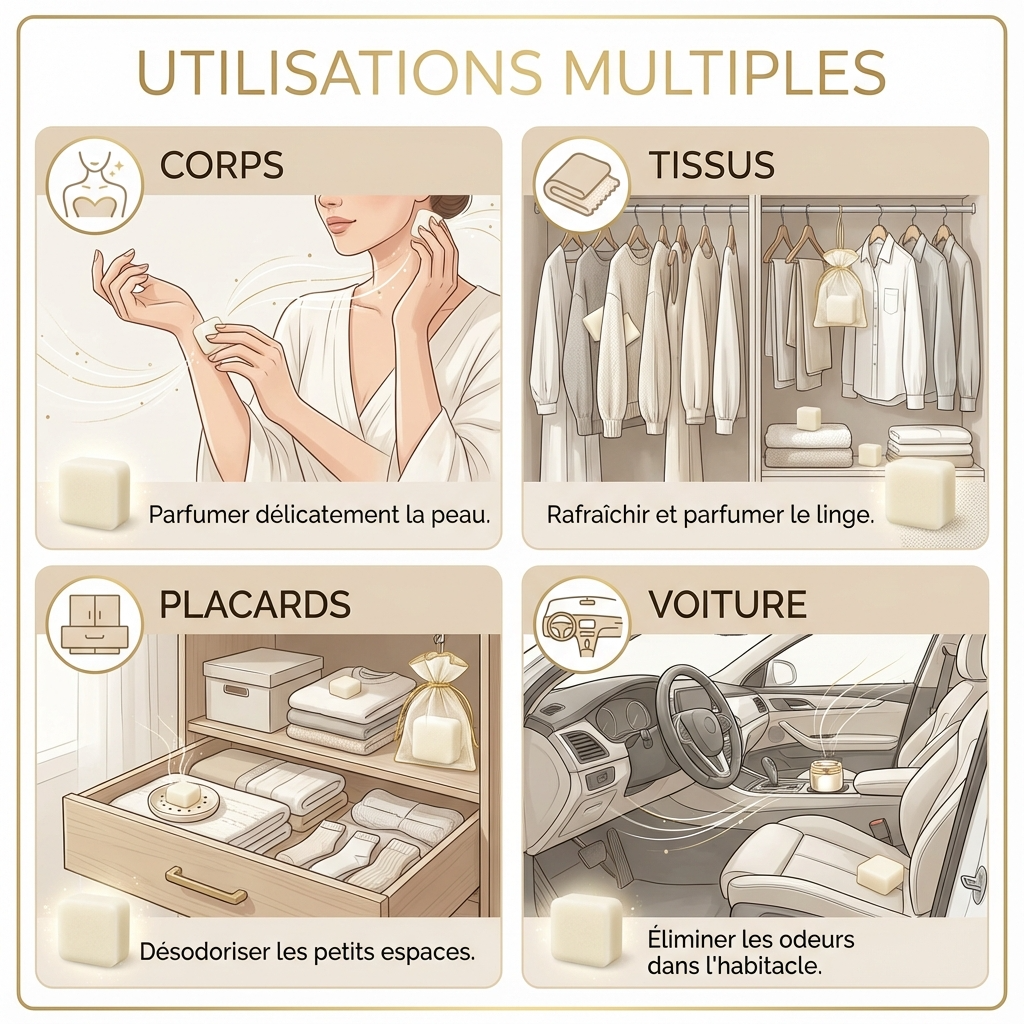 10 Carré de Musc Blanc Parfum solide -20%