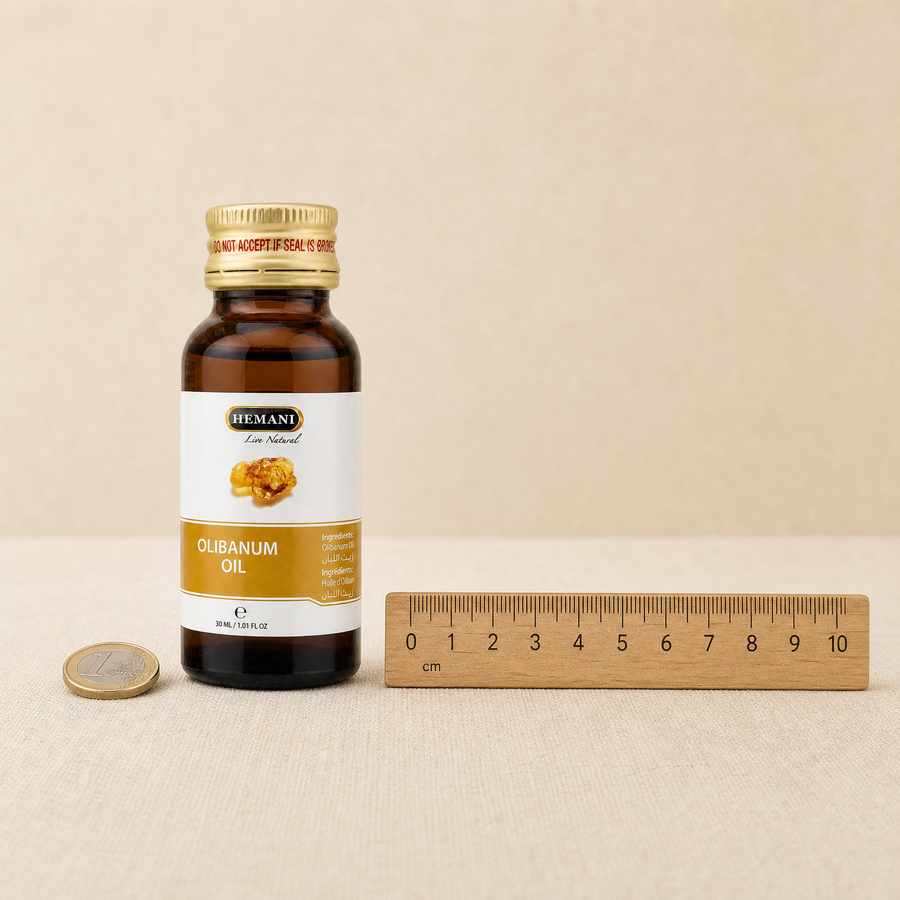 Hemani Olibanum Oil 30mL — dimensions échelle
