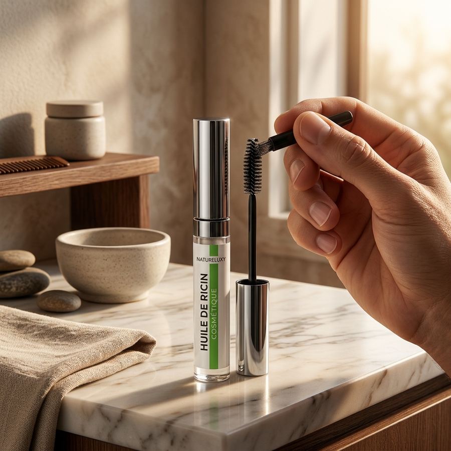 Mascara Huile de Ricin pour Cils 10 mL - Flacon rechargeable