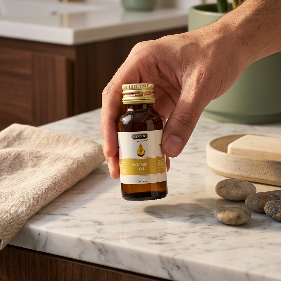 3 Vitamin E-Öl 30 ml 100 % natürliches Hemani -10 %