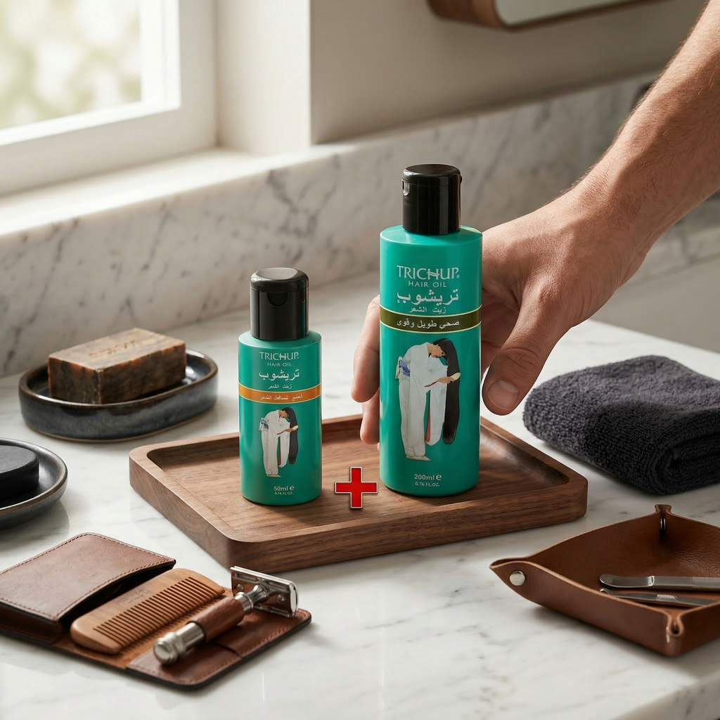 Pack Huile pour la Pousse des Cheveux 200mL + Huile Anti-chute 100mL Trichup