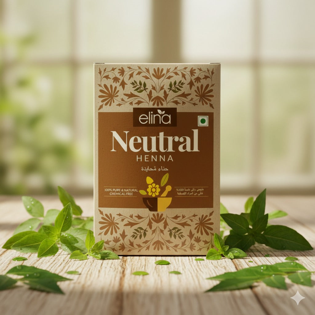 Henné Neutre Elina - Soin Capillaire Naturel & Brillance