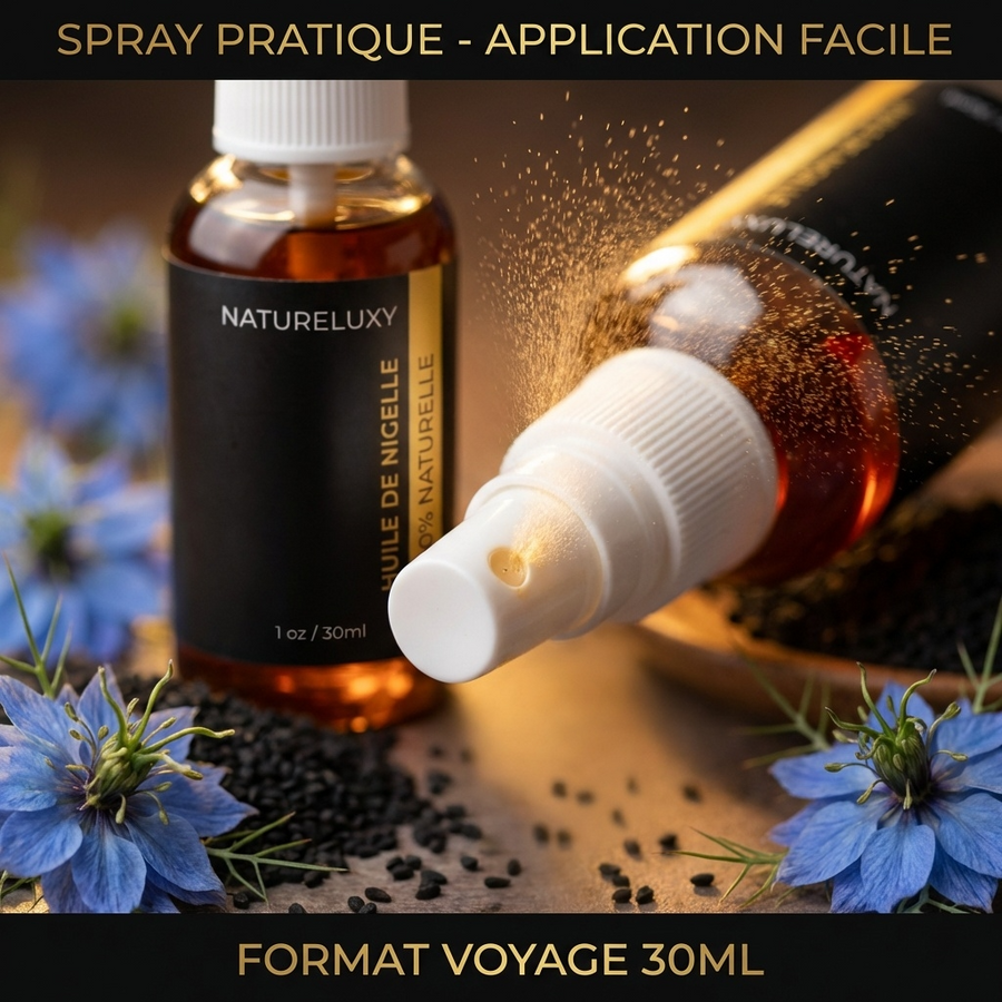 Huile de Nigelle 30mL spray 100% naturelle